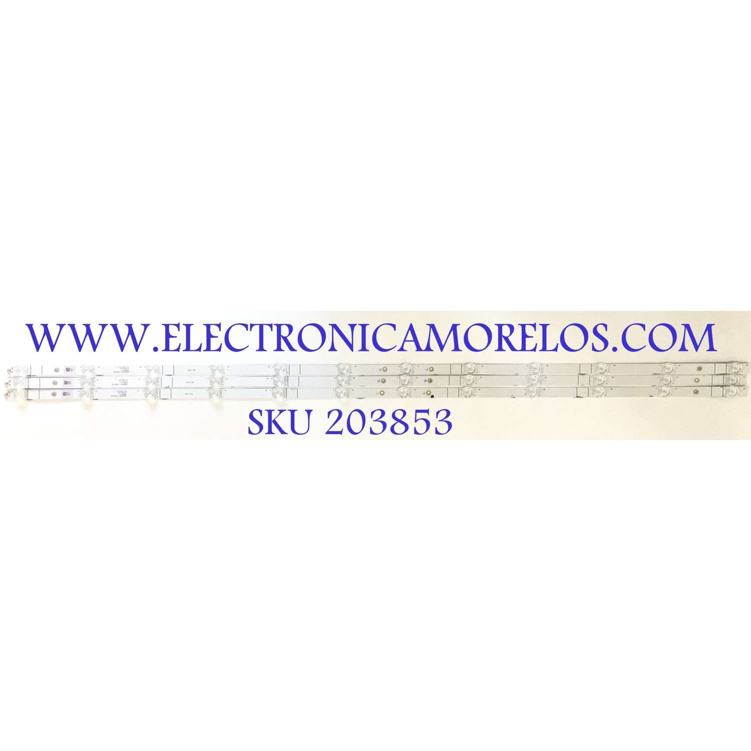 KIT DE LED'S PARA TV HISENSE ( 3 PZ ) / NUMERO DE PARETE HD580X1U01-L1-2019072501 / LB58006 V0 / 1216776 / HE58 A6800814 / PANEL HD580X1U01-L1\S1\GM\ROH / MODELO 58H6570G